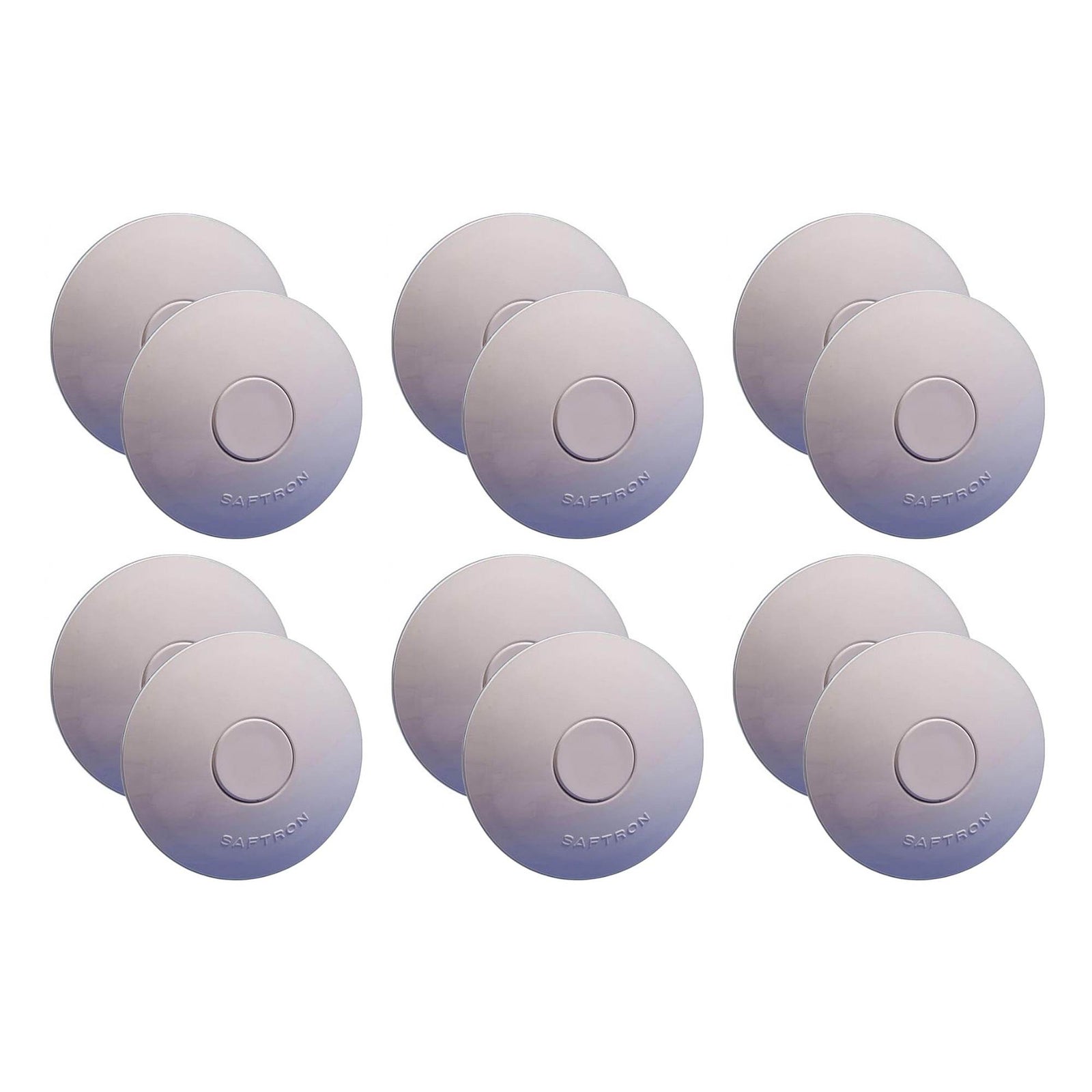 2) Saftron ASC-W Pool Ladder and Railing Anchor Socket Cover (6 Pack) - VMInnovations