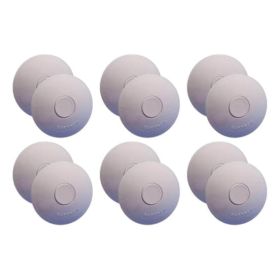 2) Saftron ASC-W Pool Ladder and Railing Anchor Socket Cover (6 Pack) - VMInnovations