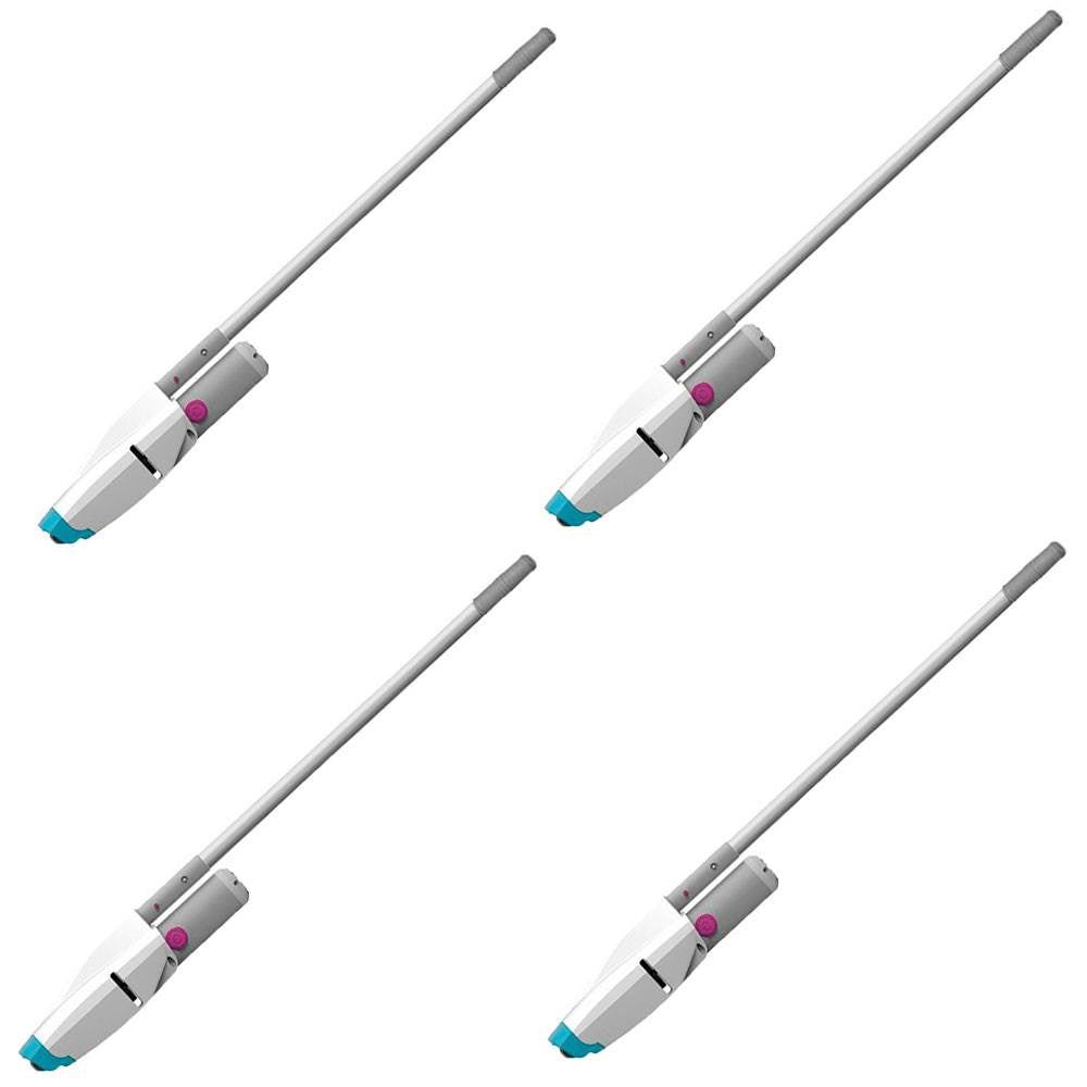 Kokido Telsa 10 Rechargeable Hand Held Pool Vacuum for Small Pools (4 Pack)