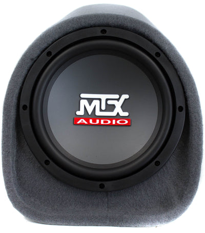 MTX AUDIO 8" 240W Car Loaded Subwoofer Enclosure Amplified Tube Vented (2 Pack)