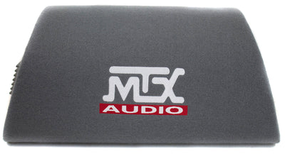 MTX AUDIO 8" 240W Car Loaded Subwoofer Enclosure Amplified Tube Vented (2 Pack)
