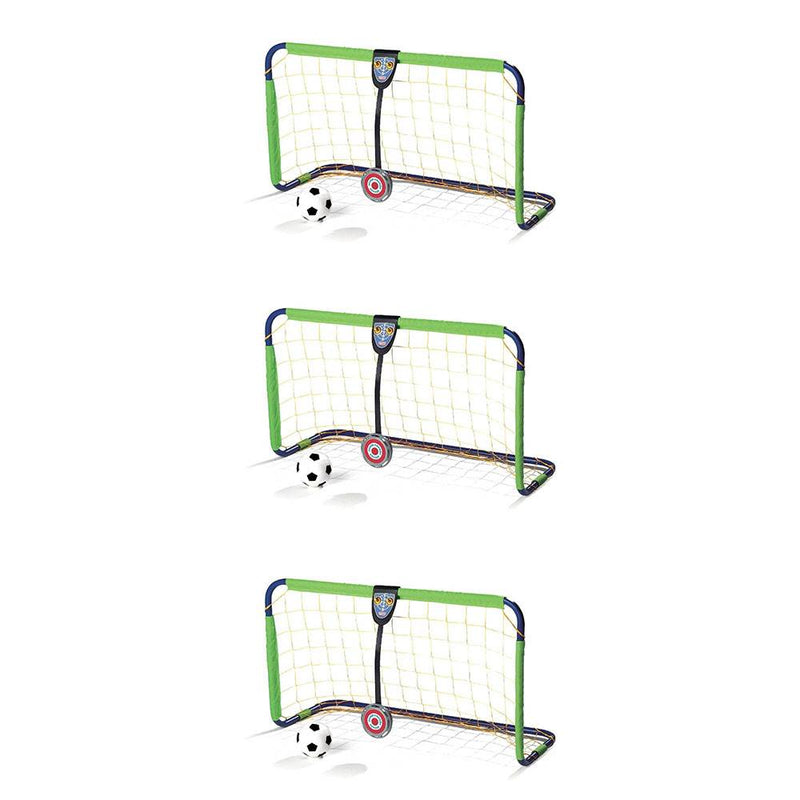 Fisher-Price Super Sounds Kids Adjustable Soccer Goal Post & Ball  (3 Pack)