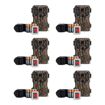 Stealth Cam 8MP Infrared Hunting Scouting Game Trail Camera w/ SD Card (6 Pack)