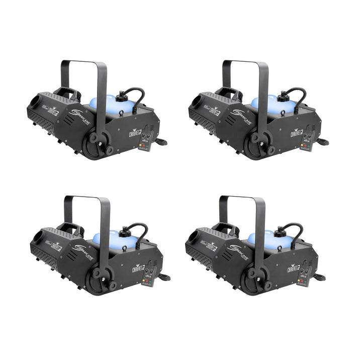 Chauvet DJ Hurricane 1800 H1800  Fog/Smoke Pro Machine w/Timer Remote  (4 Pack)