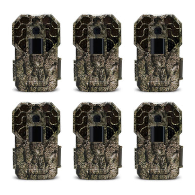 Stealth Cam G Series Camouflage Wildlife Scouting Hunting Trail Camera (6 Pack)