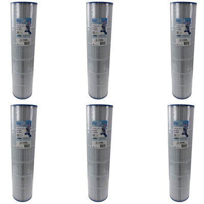 Unicel C-7499 Replacement 100 Sq Ft Pool Filter Cartridge, 142 Pleats (6 Pack) - VMInnovations