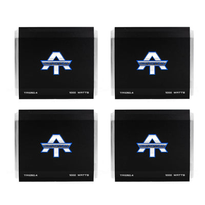 Autotek 4 Channel 1000 Watt Amp Car Audio Class A/B Power Amplifier (4 Pack)