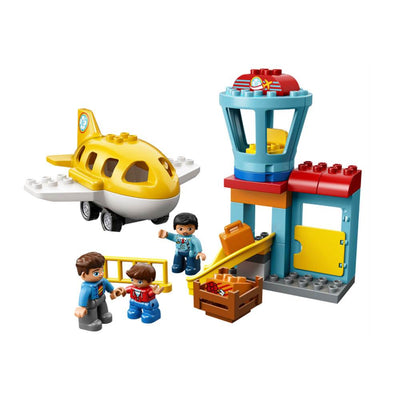 LEGO DUPLO 29 Piece Town Airport Travel Building Kit Toddler Playset (2 Pack)