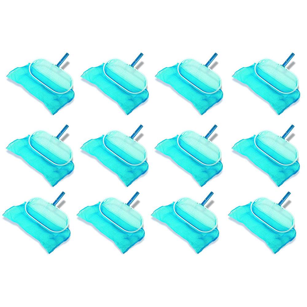 Hydrotools Swimming Pool Maintenance Aluminum Deep Rake Leaf Debri Bag (12 Pack) - VMInnovations