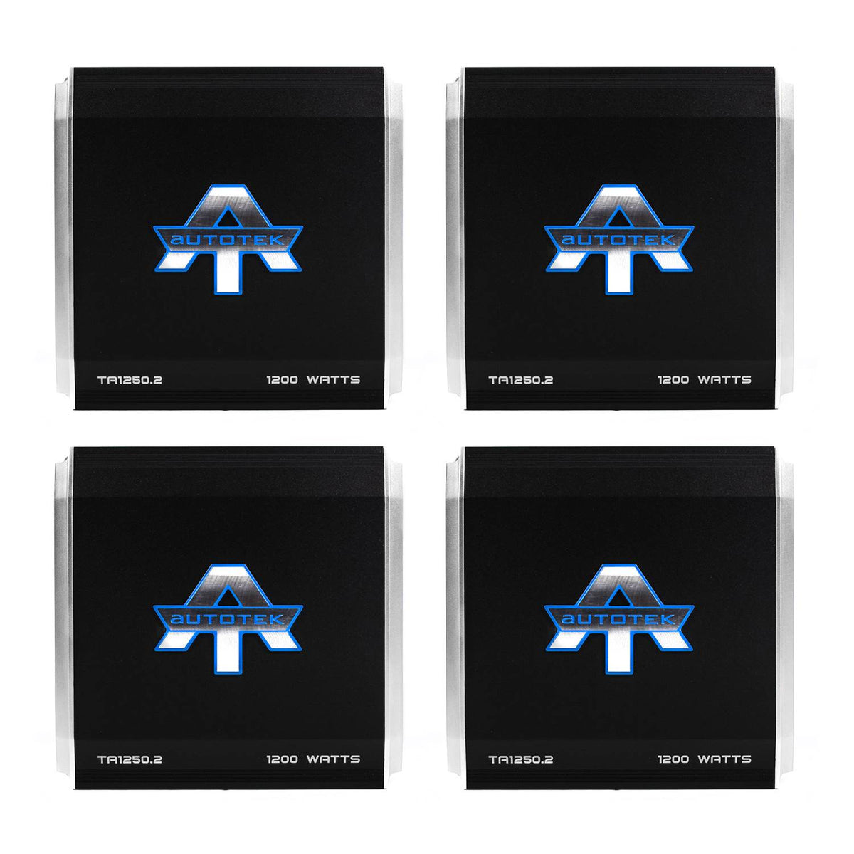 Autotek 1200 Watt 2 Channel Car Audio Stereo Class A/B Power Amp (4 Pack)