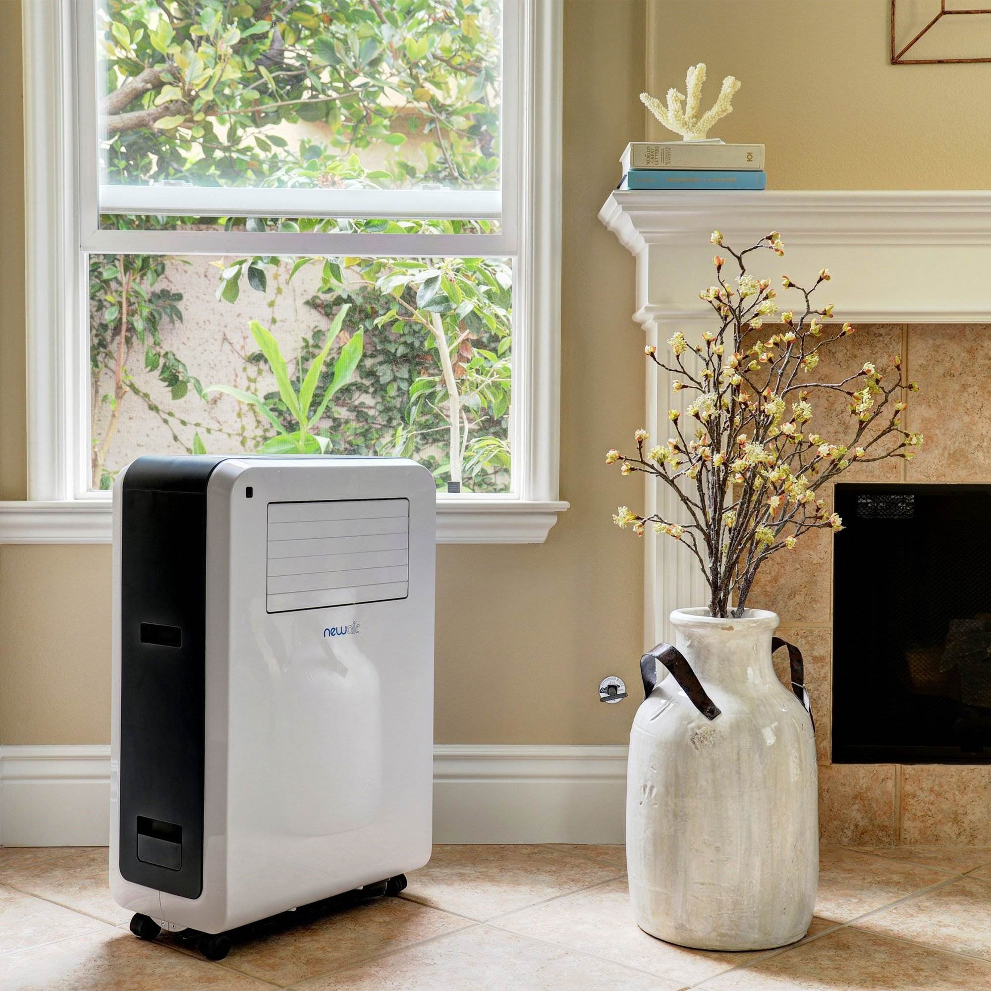 NewAir AC 12000 BTU Cooling Capacity Portable Air Conditioner, White (2 Pack)