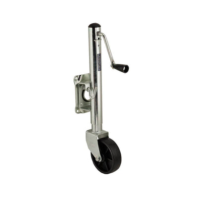 Fulton Bolt On 1200 Lb Marine Swivel Single Wheel Trailer Tongue Jack (2 Pack)