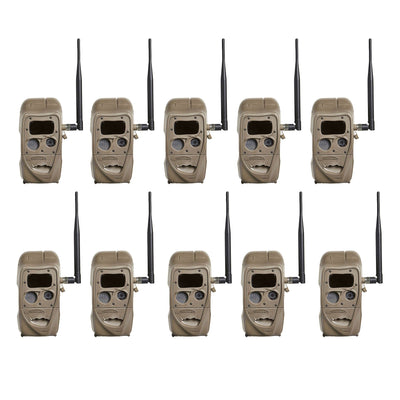 Cuddeback Black Flash CuddeLink 20MP Invisible IR Game Trail Camera (10 Pack)