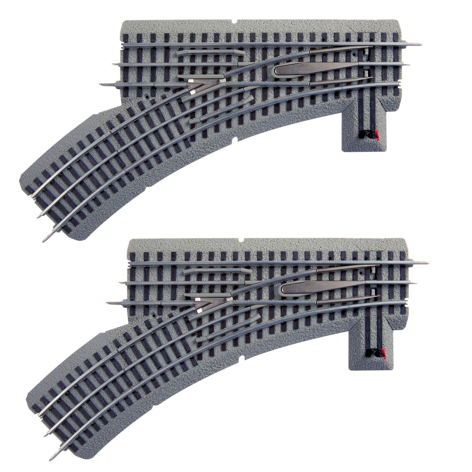 Lionel Trains O-Gauge O36 Manual Left Hand Switch Curve Track (2 Pack) - VMInnovations