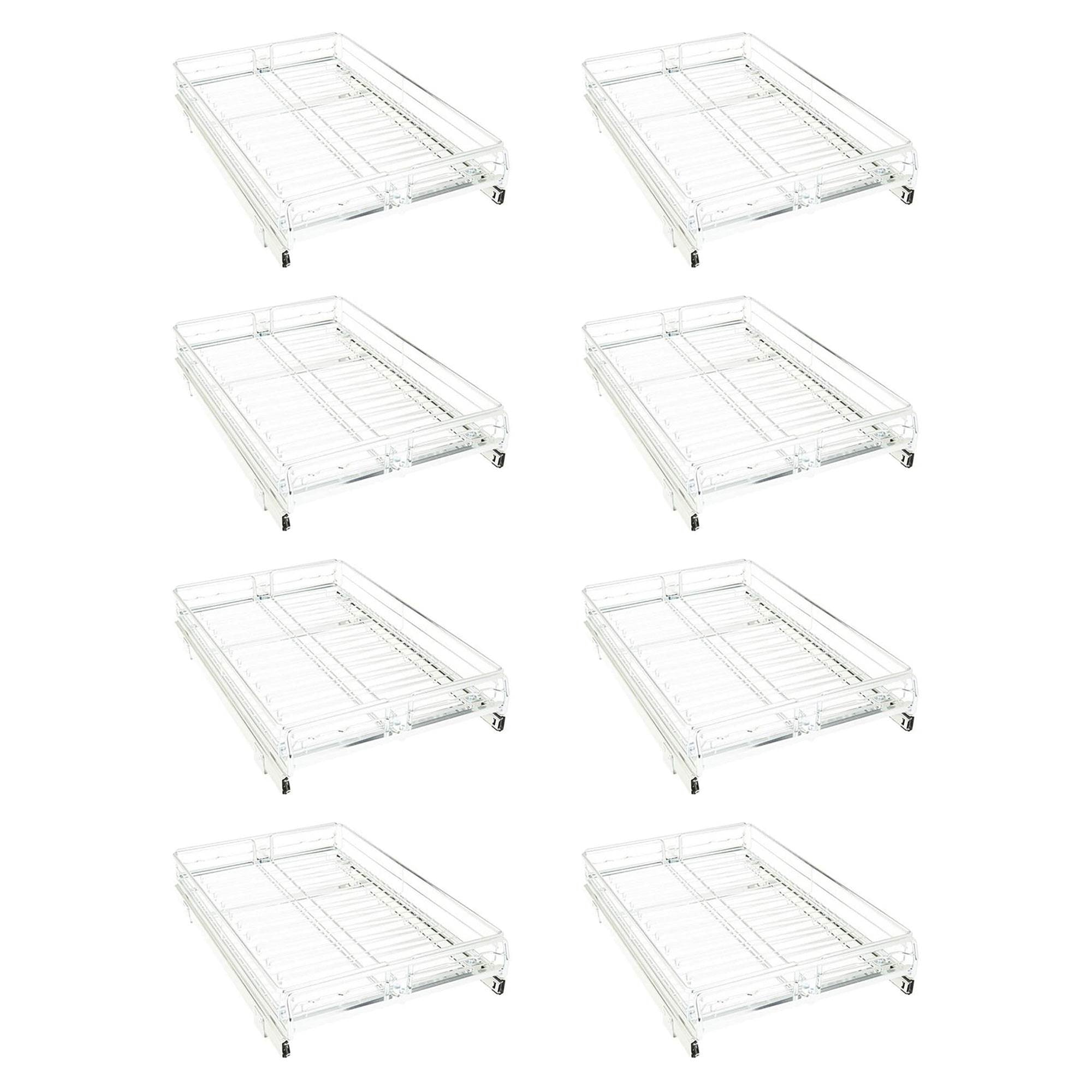 Origami Group 2SD-13 Kitchenware Household Sliding Cabinet Organizer (8 Pack)