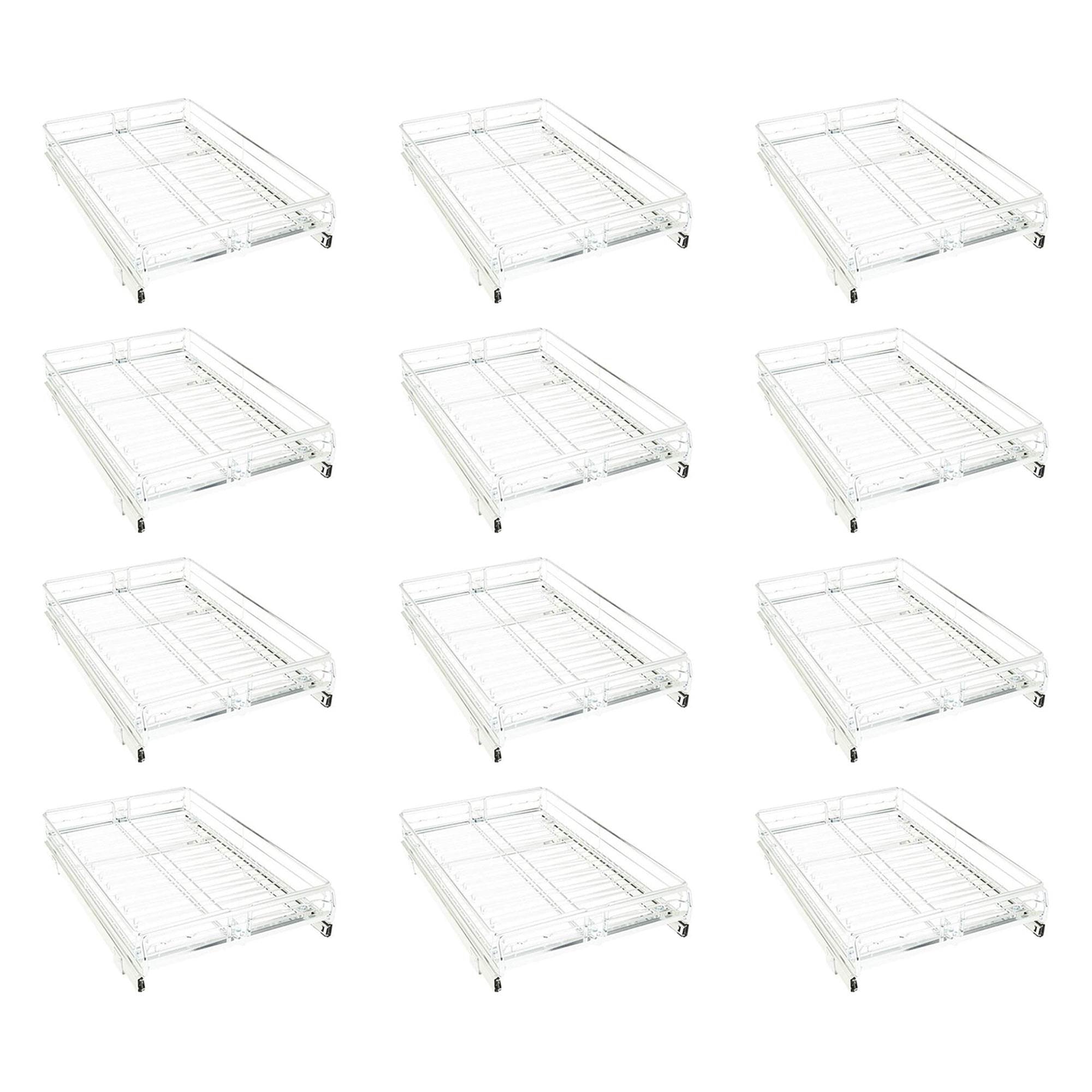 Origami Group 2SD-13 Kitchenware Household Sliding Cabinet Organizer (12 Pack)