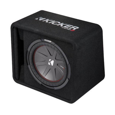 Kicker 12 Inch 1000 Watt 2-Ohm Ported Vented Subwoofer Enclosure Box (2 Pack)