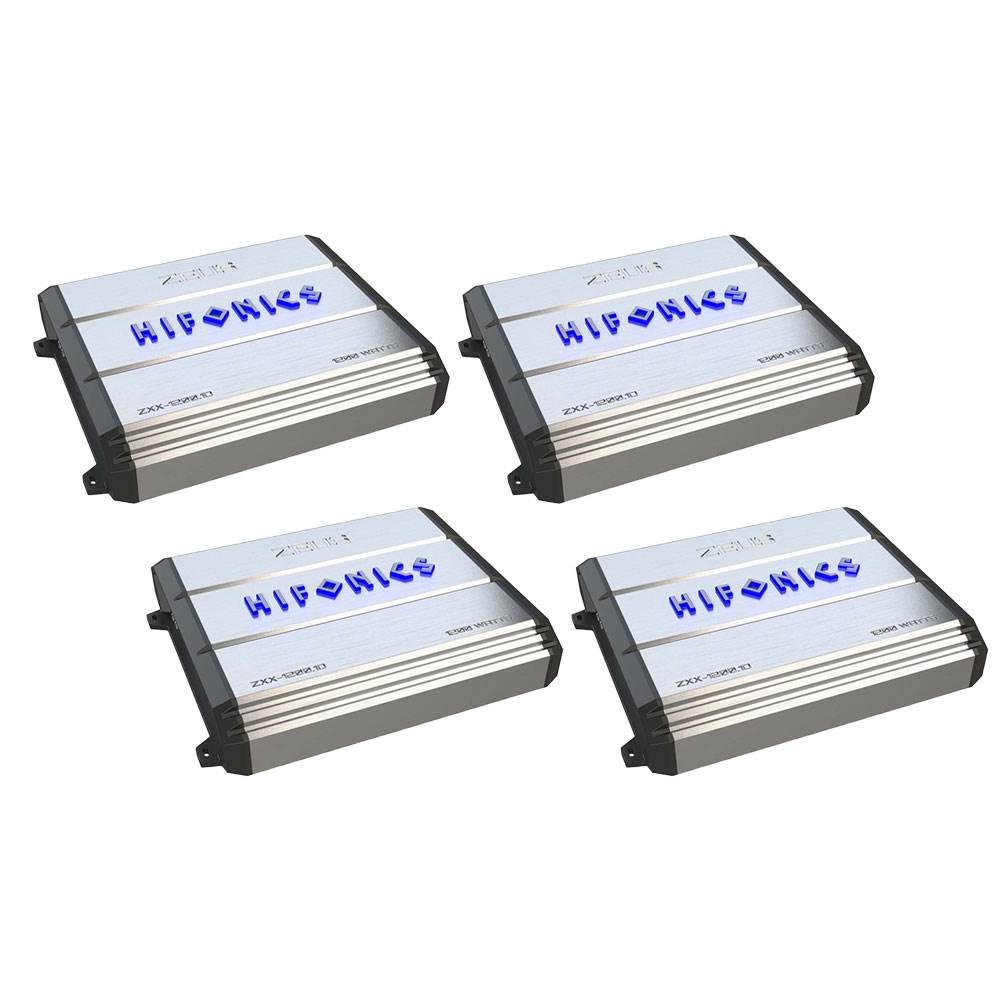 Hifonics Zeus 1200-Watt Max Class D Monoblock Car Audio Amplifier (4 Pack)
