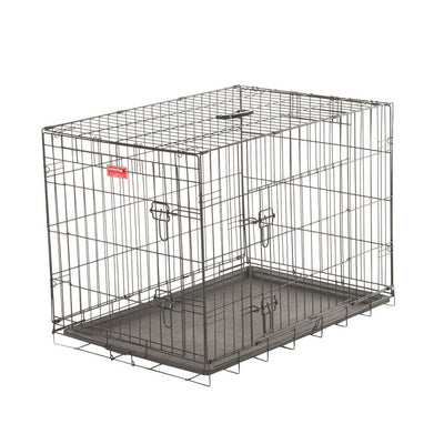 Lucky Dog 2 Door Dog Training Kennel with Removable Pan & Mat, Small (2 Pack)
