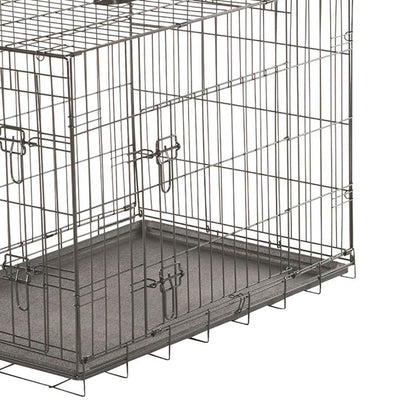 Lucky Dog 2 Door Dog Training Kennel with Removable Pan & Mat, Small (2 Pack)