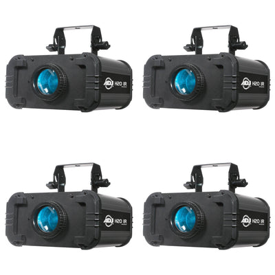 ADJ H2O IR LED Water Flowing Bright 5 Colors Light Effect w/ Bracket (4 Pack) - VMInnovations