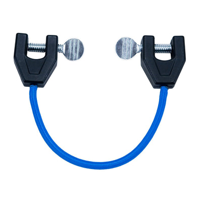 Lucky Bums Kids Ski Harness Trainer & Easy Wedge Bungee Cord Tip Connector, Blue - VMInnovations