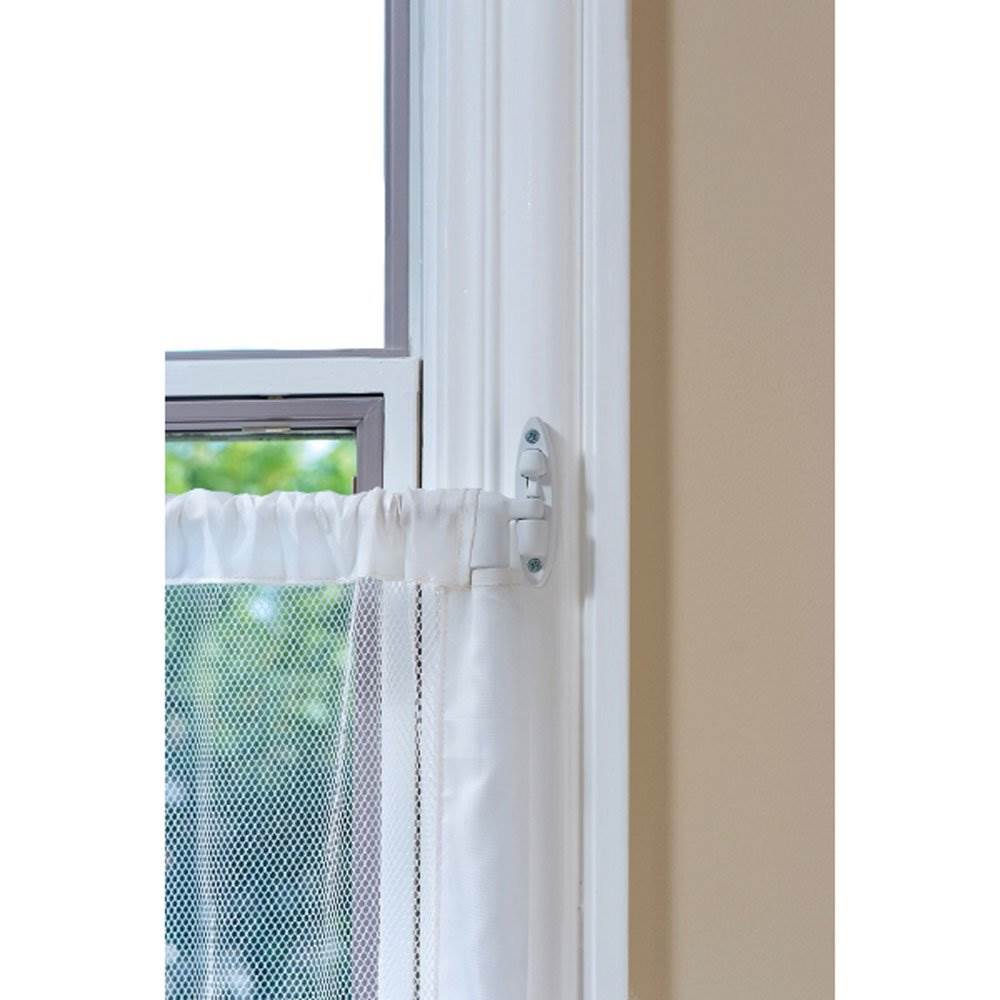 KidCo Adjustable 26 to 40 Inch Mesh Safety Window Child Guard, White (4 Pack)