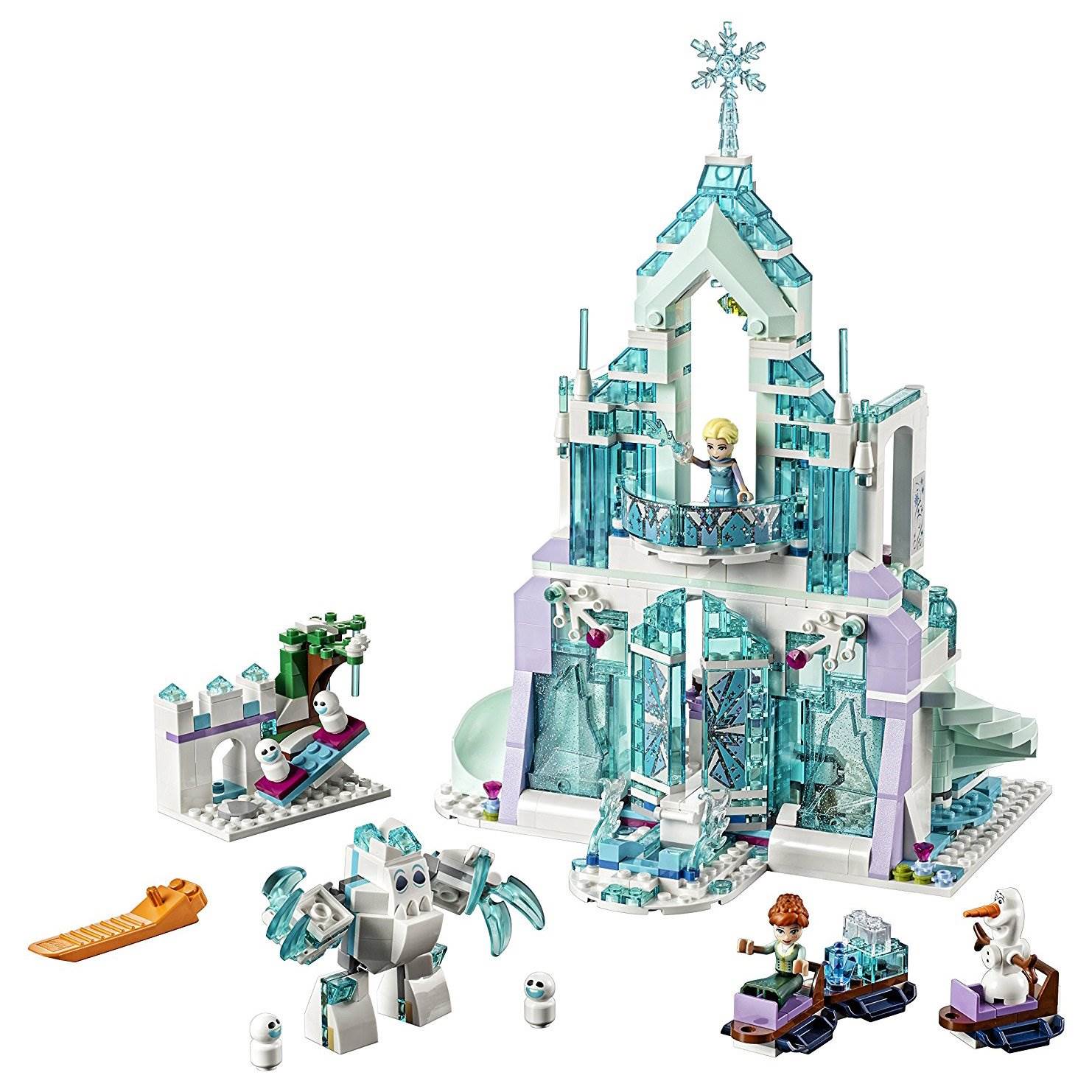 LEGO Disney Princess Elsa Frozen Magical Ice Palace Castle Building Kit Play Set (3 Pack)