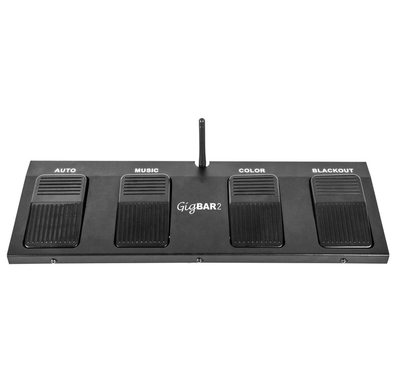 Chauvet DJ 4-in-1 LED GigBAR 2.0 Light FX w/ Tripod+Remote+Footswitch (2 Pack)