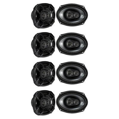 Kicker CSC693 6 x 9 Inch 450W 3 Way 4 Ohm Car Audio Speakers (4 Pairs)