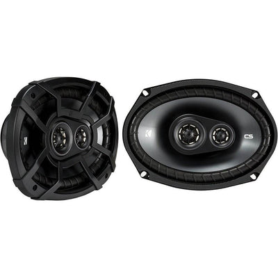 Kicker CSC693 6 x 9 Inch 450W 3 Way 4 Ohm Car Audio Speakers (4 Pairs)