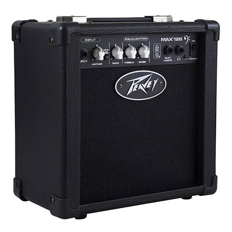 Peavey Max 126 6.5" Compact Vented 10W Heavy Duty Bass Guitar Combo Amp (2 Pack)