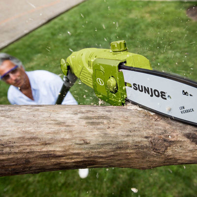 Sun Joe 8" 6.5 Amp Electric 9.4' Telescoping Multi Angle Pole Chainsaw (4 Pack)