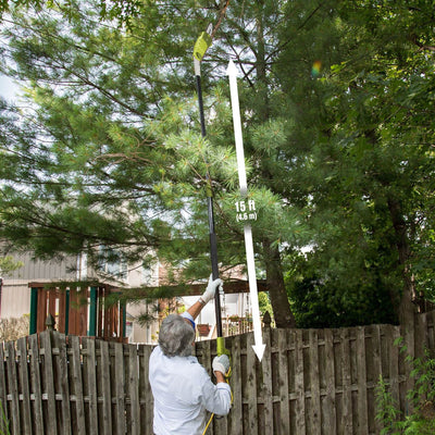 Sun Joe 8" 6.5 Amp Electric 9.4' Telescoping Multi Angle Pole Chainsaw (2 Pack)