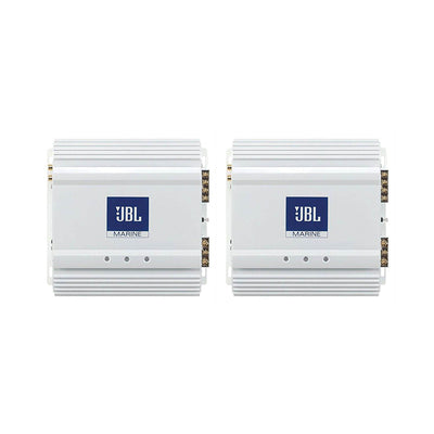 JBL MA6002 145W 2 Channel AB Marine Boat Audio Amplifier Power Amp (2 Pack)