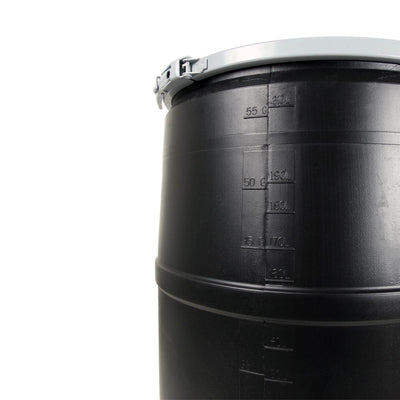 Active Aqua 55 Gallon Drum Hydroponic Reservoir w/ Pre-Drilled Solid Lid, 2 Pack