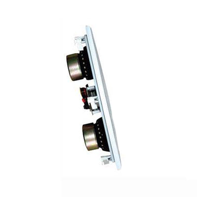 PyleHome Dual 5.25 Inch 300W Wall/Ceiling Mount 2-Way Speaker, White (4 Pack)