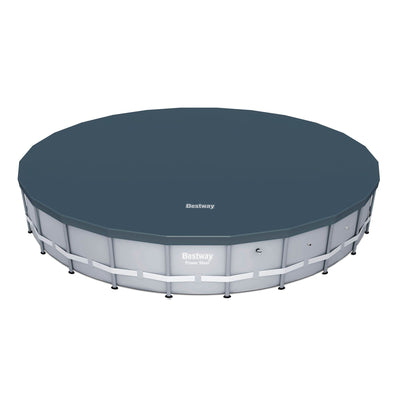 Bestway Steel ProTM Frame 18ft Round PVC Pool Debris Cover, Cover Only (6 Pack)