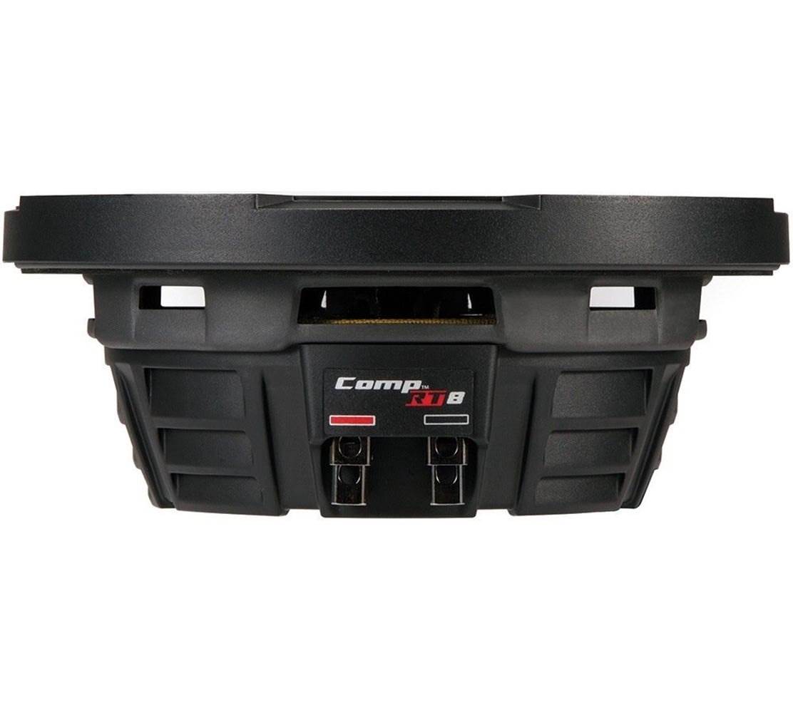 Kicker 8 Inch Dual 600 Watt CompRT 2 Ohm Shallow Slim Car Subwoofer (4 Pack)