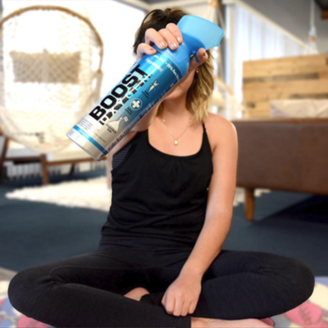 Boost Oxygen 3, 5, & 10L Supplemental Oxygen Can Bottle w/Mouthpiece, Peppermint - VMInnovations