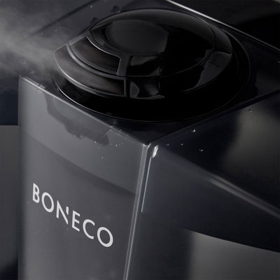 Boneco Ultrasonic Micro Fine Mist Auto Shut Off Humidifier, Black (Open Box)