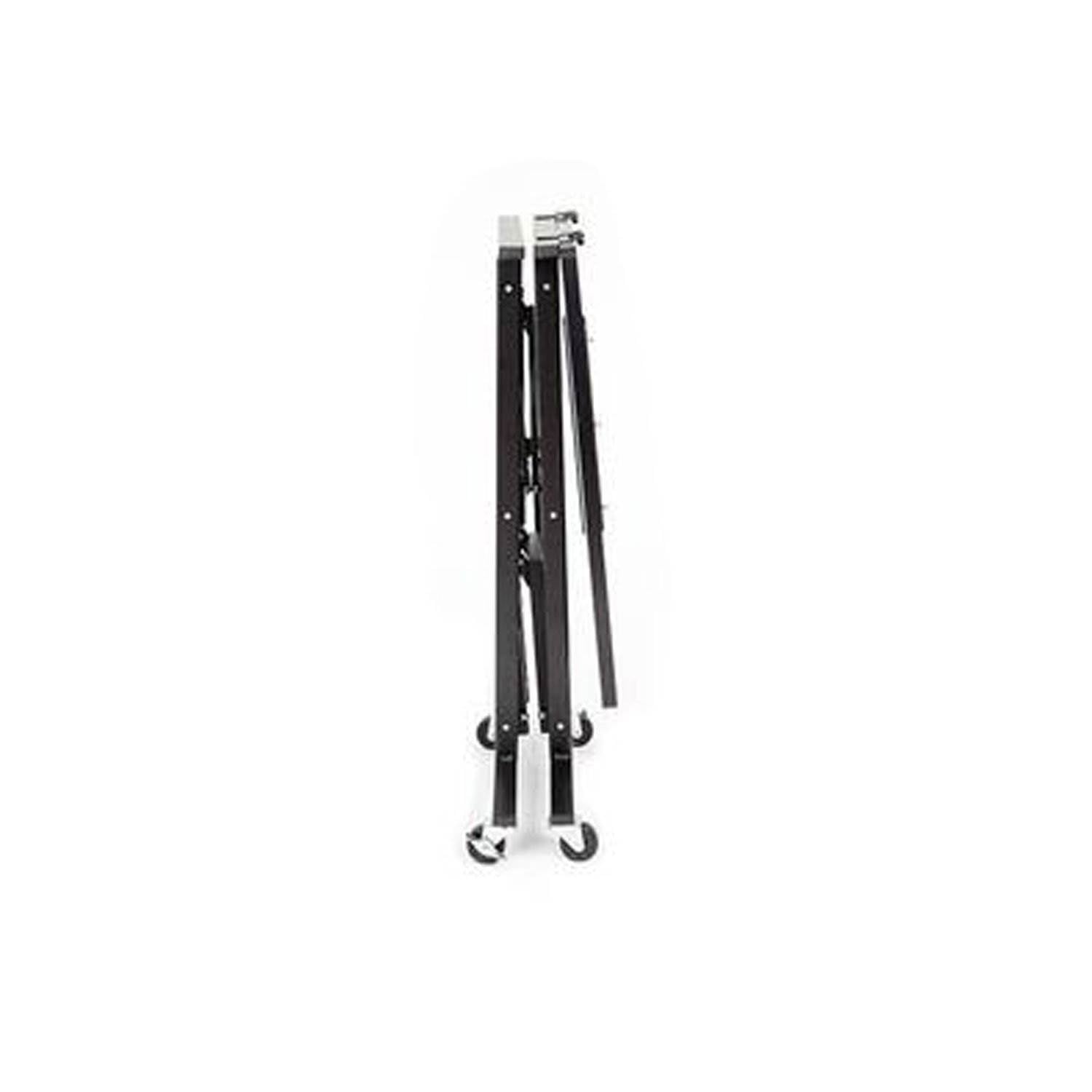 Origami Group Easy To Move Steel 4 Locking Wheel Foldable Trolley Table (2 Pack)