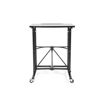 Origami Group Easy To Move Steel 4 Locking Wheel Foldable Trolley Table (2 Pack)