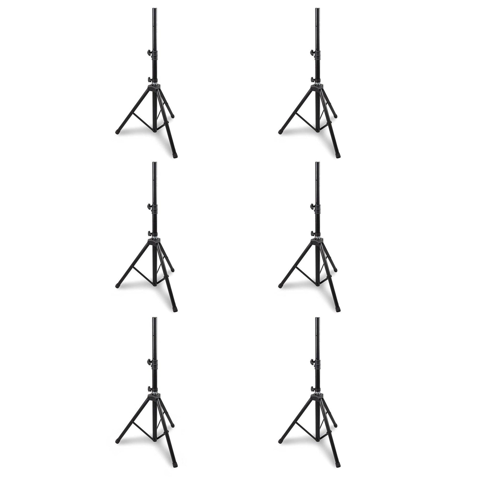 Pyle Pro Adjustable Extending Height Tripod Speaker Stand Holder Mount (6 Pack) - VMInnovations