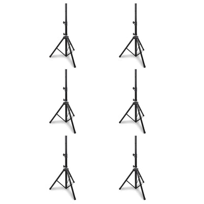 Pyle Pro Adjustable Extending Height Tripod Speaker Stand Holder Mount (6 Pack) - VMInnovations