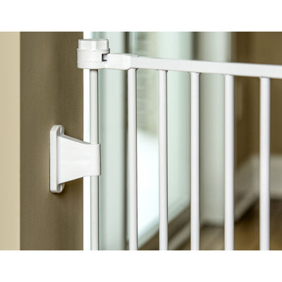 Regalo Flexi Gate Extra Wide Configurable Metal Walk Through Safety Baby Gate