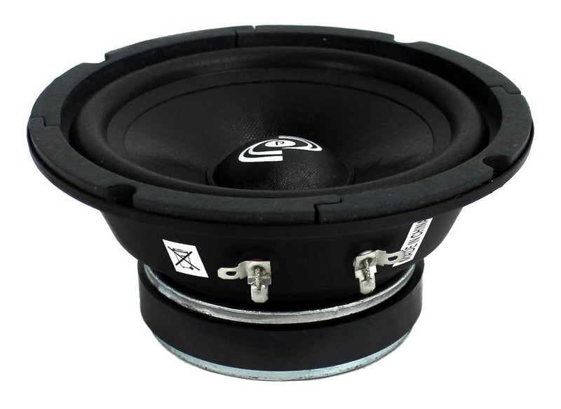 Pyle PDMR6 6.5" 300W Car Mid Bass MidRange Woofer Audio Speaker, Black (8 Pack)