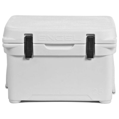 Engel 5.2 Gallon 25 High Performance Seamless Roto Molded Cooler, White (2 Pack)