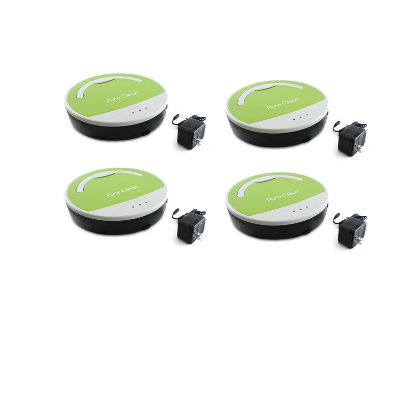Pure Clean Smart Robot Multi Surface Automatic Robotic Vacuum Cleaner (4 Pack)