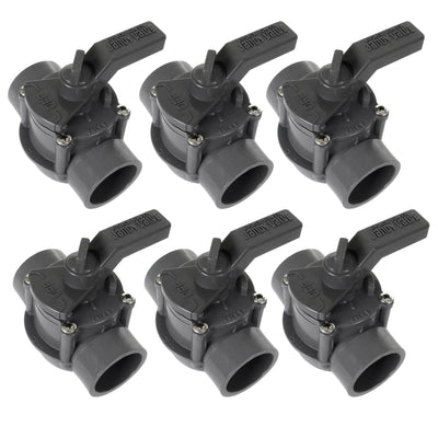 Jandy Zodiac 3407 1.5 - 2" 2 Port Saver Plumbing Valve Positive Seal (6 Pack) - VMInnovations